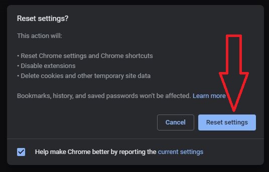 Chrome White Screen Default 3