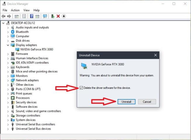 Device Manager GPU Driver 3