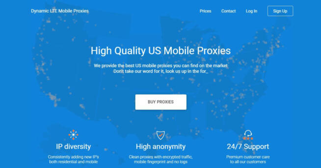 ProxyLTE Mobile Proxy