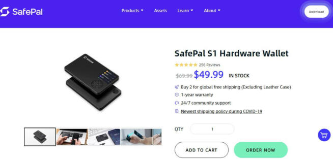 SafePal S1 Bitcoin Wallet