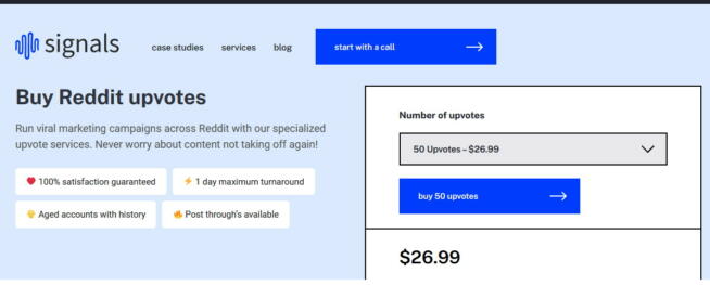 Signals Reddit Upvotes and Downvotes