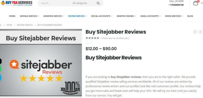BuyUSAServices Sitejabber Reviews