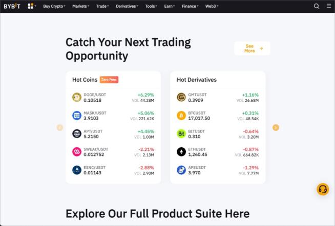 Bybit Crypto Exchanges