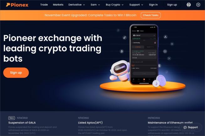Pionex Crypto Exchanges