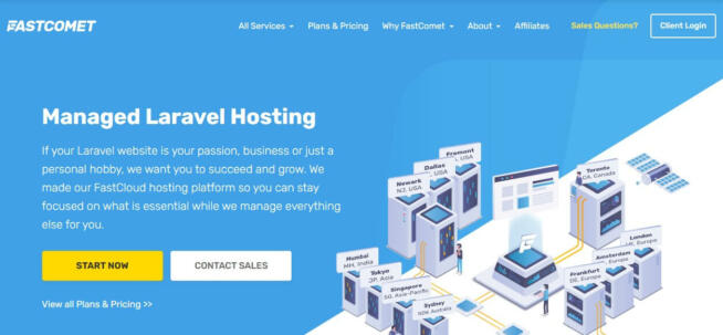 FastComet Laravel hosting