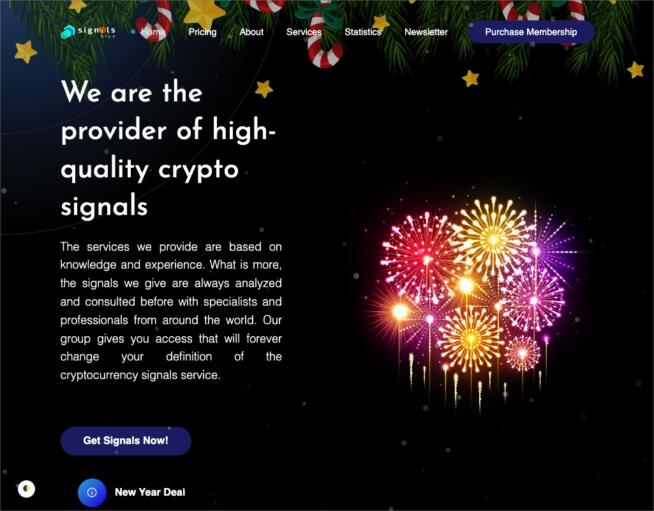 Signals Blue Crypto Trading signals provider