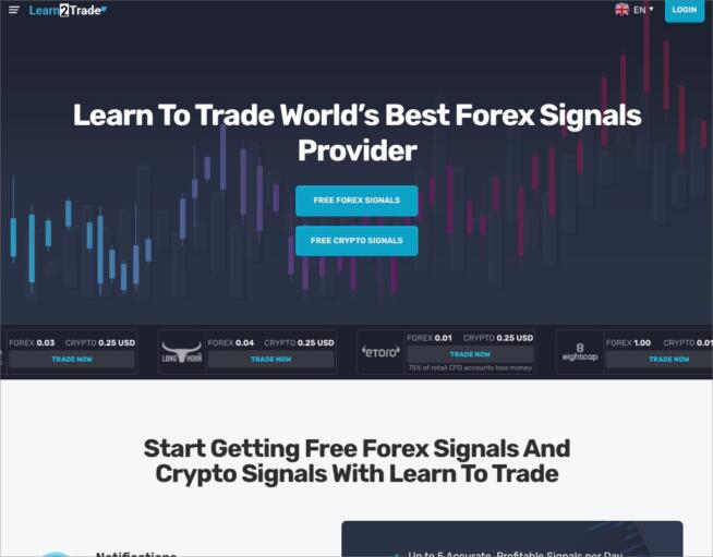 Learn2Trade Crypto Trading signals provider