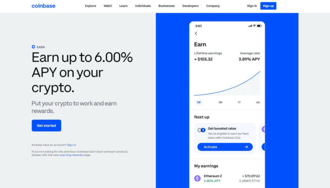 Coinbase Staking