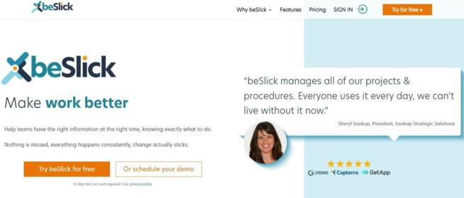 beSlick Business Process Management Software