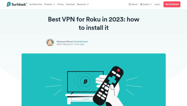 Surfshark Roku VPN