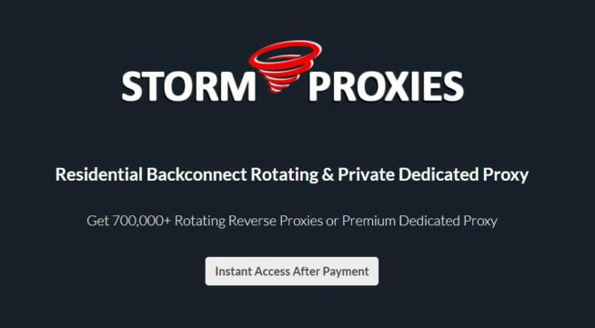 StormProxies twitter proxy