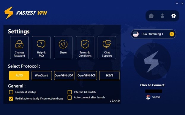 FastestVPN Windows 3