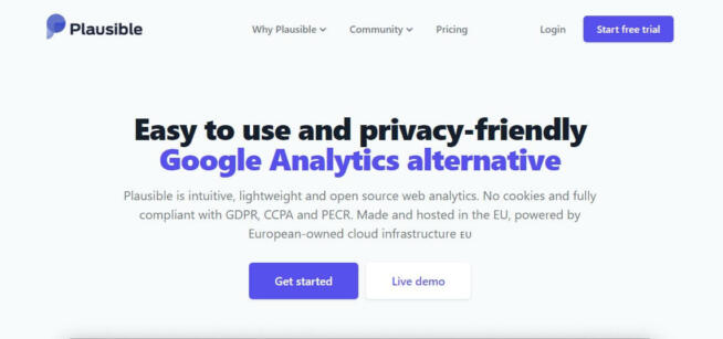Plausable Analytics Google Analytics Alternative
