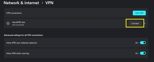 VPN Settings Windows 11 3