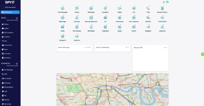 SpyX Interface