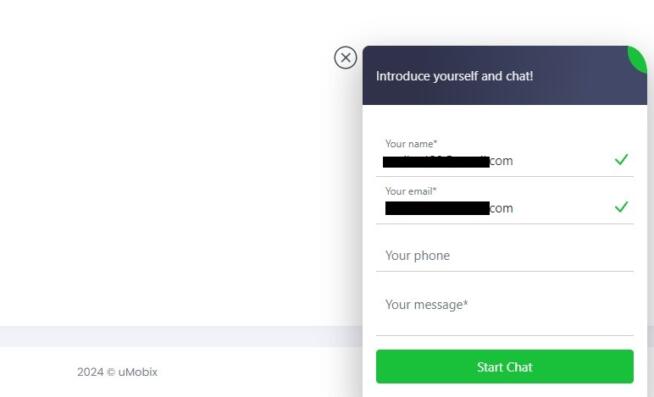 uMobix Live Chat Support