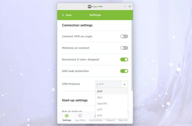 HideIPVPN Protocols