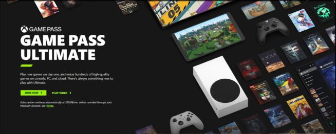 microsoft game pass ultimate