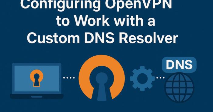 Configuring OpenVPN to Work with a Custom DNS Resolver
