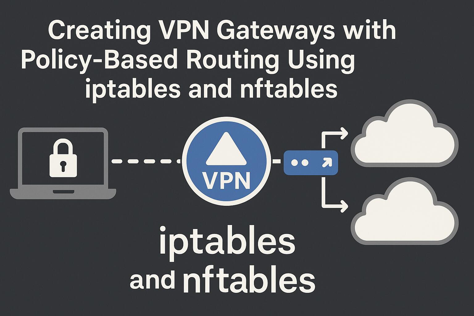 Creating VPN Gateways with Policy-Based Routing Using iptables and nftables