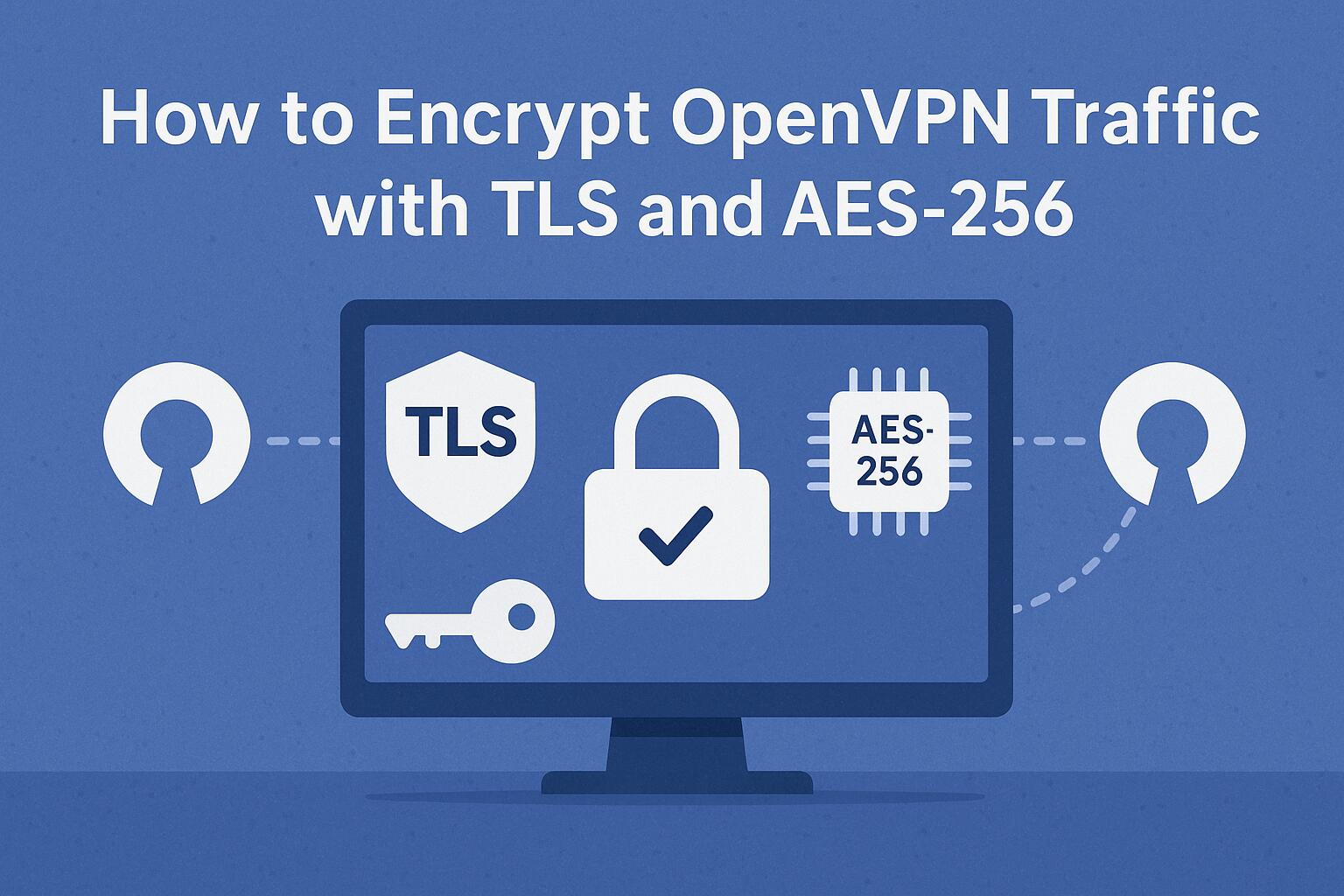 How to Encrypt OpenVPN Traffic with TLS and AES-256
