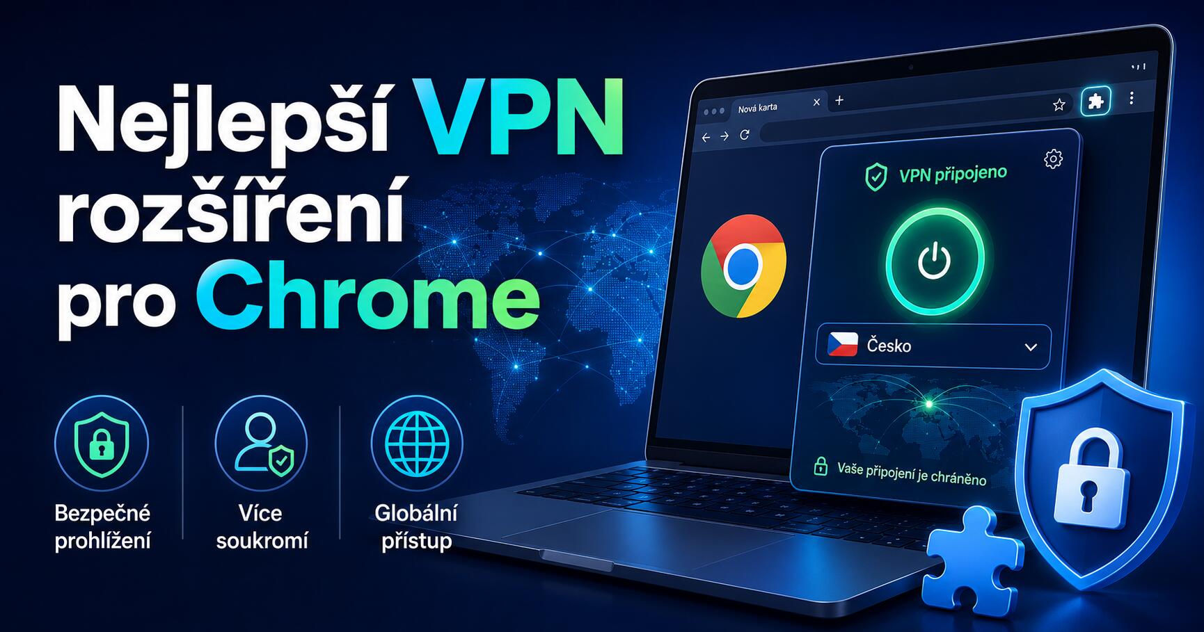 Nejlepší rozšíření VPN pro Chrome