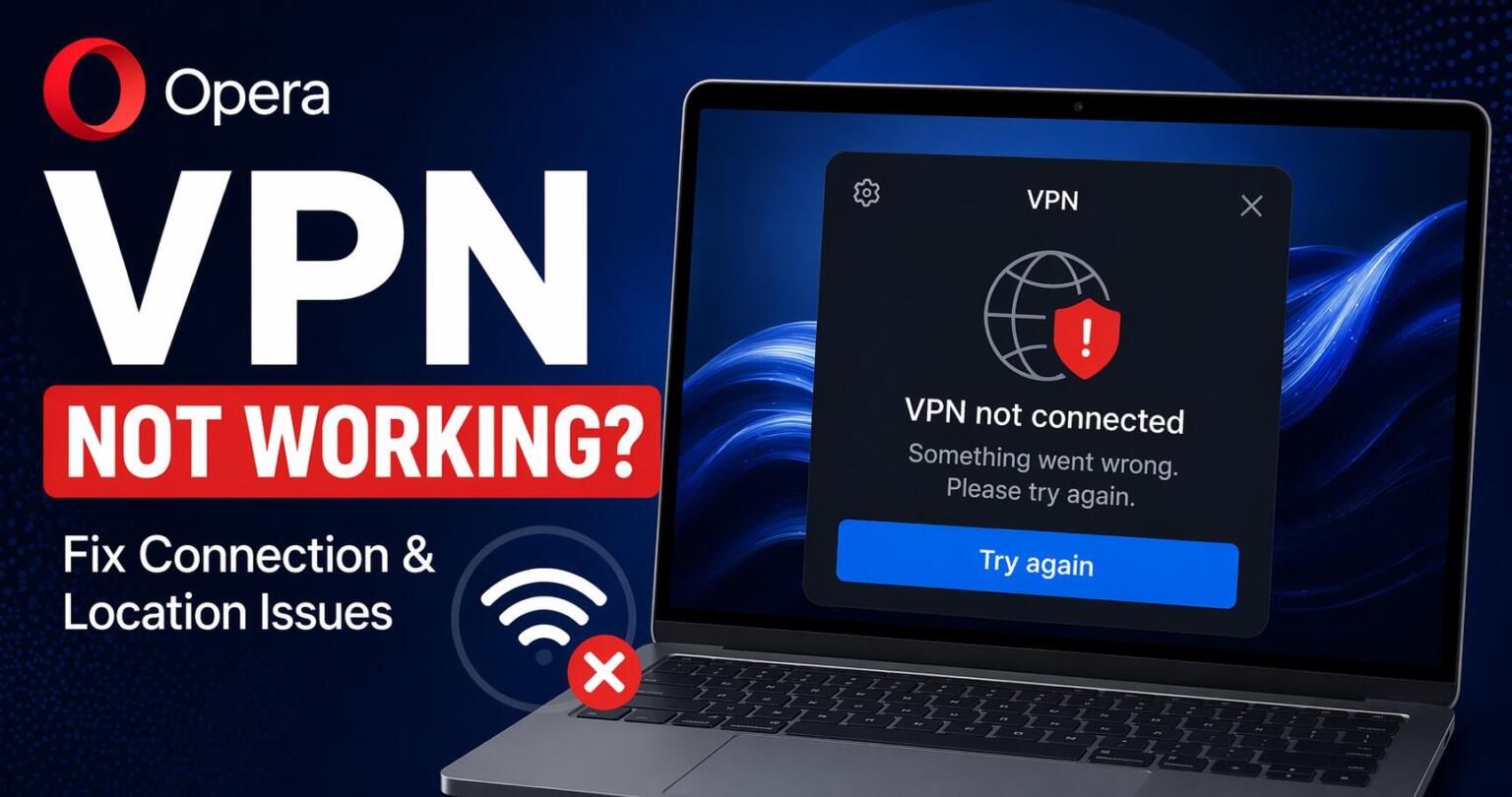 Opera VPN Not Working? Fixes That Actually Work 2026