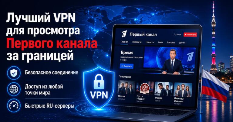 Лучший VPN для просмотра Первого канала за границей